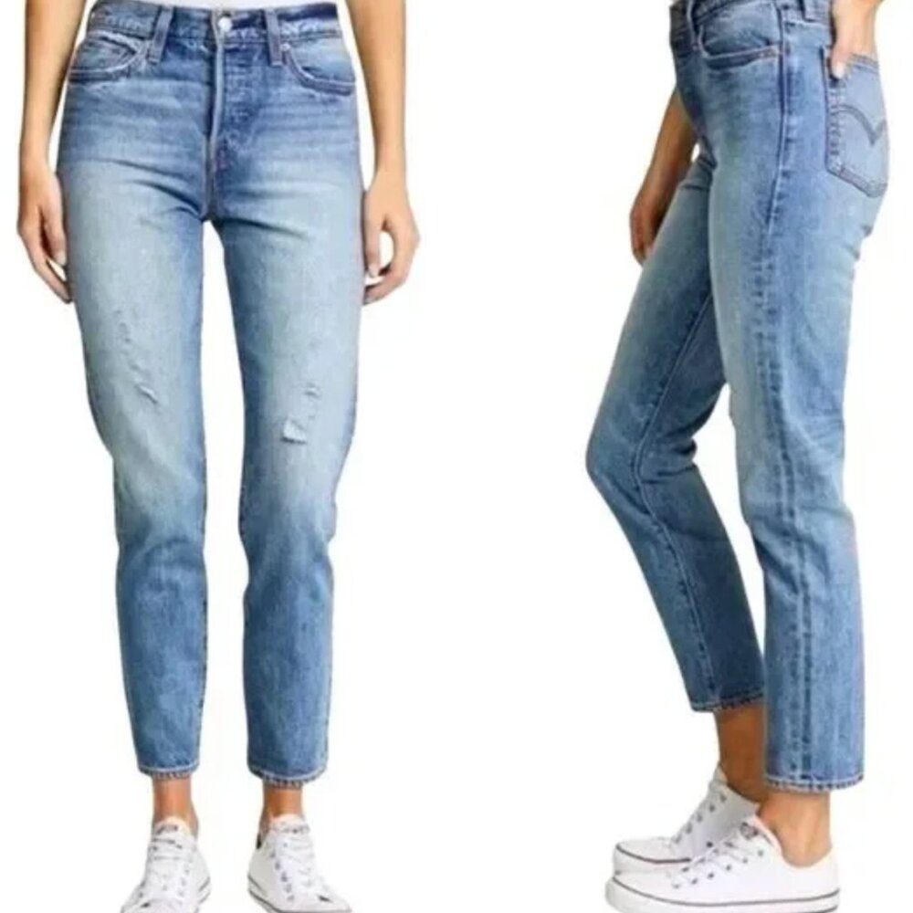 Levi's White Oak Cone Denim Icon Jeans Button Fly 28